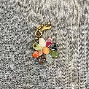 Coach Flower Keychain / Bag Charm